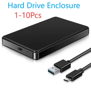 Корпус жесткого диска Type-C USB3.1 SATA Скорость передачи данных 6 Гбит /с Мобильный жесткий диск Подключи и играй для системы Windows / Mac Os / Linux