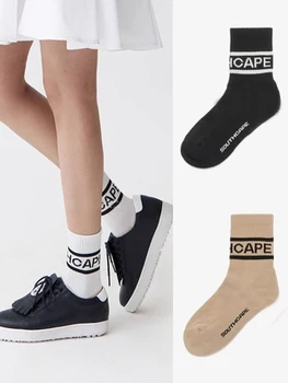 Оригинальные новые носки для гольфа в единственном экземпляре в Южной Корее, летние и осенние женские носки для гольфа color symbol, дышащие носки-трубочки