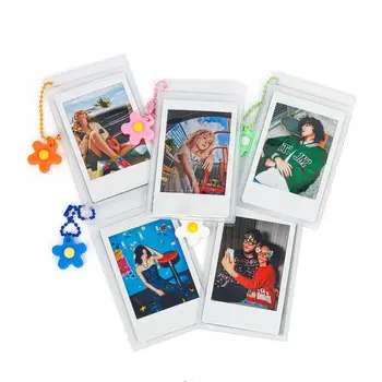 5 шт. Портативное 3-дюймовое хранилище фотографий, прозрачный футляр для карт из ПВХ, водонепроницаемая маленькая карточка в виде звезды для Fujifilm Mini Film Mini 12