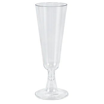 60шт 150 мл Одноразовый твердый пластиковый бокал для шампанского, бокал для красного вина, принадлежности для вечеринок, фестивалей и мероприятий