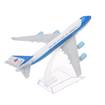16-сантиметровая модель самолета ВВС США Boeing 747, изготовленная под заказ, коллекционная модель в подарок