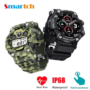 Smartch TRDT6 Смарт-часы Водонепроницаемые IP67 В режиме длительного ожидания Смарт-наручные часы Частота сердечных сокращений Кровяное давление Мужские Спортивные смарт-часы на открытом воздухе