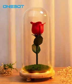 Строительные блоки ONEBOT Romantic Rose, собранные своими руками, Креативный юбилей, День Святого Валентина, Игрушки для девочек, подарки для детей и взрослых