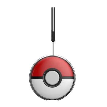 Прозрачный защитный жесткий чехол с ремешком для рук Жесткий чехол в виде ракушки Ударопрочный ПК для Pokémon Go Plus + Crystal