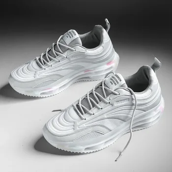 Мужские кроссовки, повседневная спортивная обувь для бега на воздушной подушке, 2023, Осенние комфортные кроссовки для бега, обувь на платформе для мужчин, Tenis Masculin