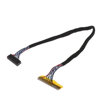 Универсальный фиксирующий 30-контактный 1-канальный 6-битный кабель LVDS 26 см для 14,1-15,6-дюймовой ЖК-панели
