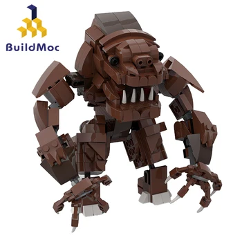 Buildmoc Rancored Monsters Фигурки Героев Space MOC Set Wars Наборы Строительных Блоков Игрушки для Детей Детские Подарки Игрушка 459 шт. Кирпичи