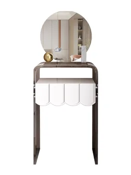 Плавающий Туалетный столик В спальне, Современный минималистичный Комод, Косметический шкаф в кремовом стиле