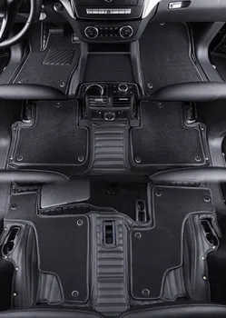 Хорошее качество! Изготовленные на заказ специальные автомобильные коврики для Mitsubishi Outlander 2023 2024 7 мест, прочные водонепроницаемые двухслойные ковры