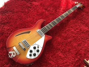 Высококачественная бас-гитара RICK 4005; хромированная фурнитура;