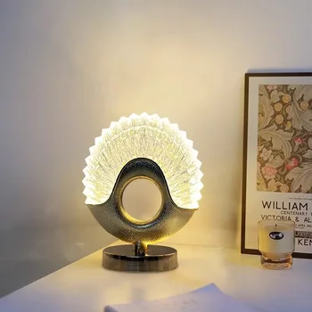 Украшение для зарядки Современный светильник Роскошная сенсорная маленькая ночная лампа