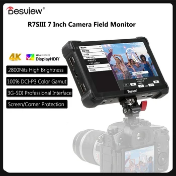 Desview R7SIII 7-дюймовый Полевой Монитор Камеры 2800ниц IPS Сенсорный Экран 4K HDMI с 3G-SDI Видеомонитором 3D-LUT для Зеркальной Камеры