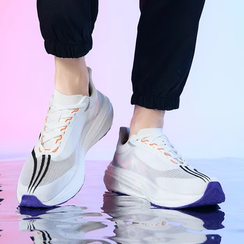 По последней моде осенне-зимняя мужская обувь 2023 года, дышащая, удобная, амортизирующая спортивная обувь с низким верхом