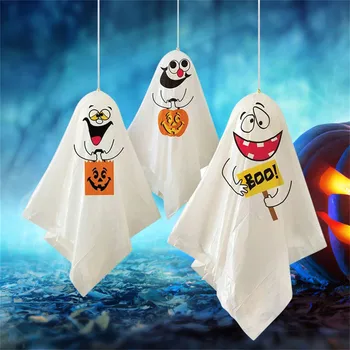 Мини-подвесные забавные украшения для Хэллоуина, Пальчиковая кукла, вставка для торта, Тыква 3 разных форм