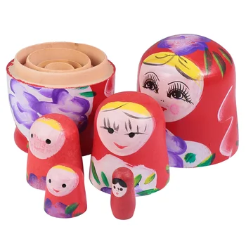 Куклы Matryoshka Baby Para Mujer для девочек, игрушки в русском стиле, куклы для украшения для девочек, подарок для младенцев, гнездышко для новорожденных