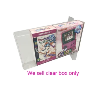 Прозрачный чехол для домашних животных для игровой консоли GBC Sakura War ограниченной серии, коробка для хранения, витрина для сбора
