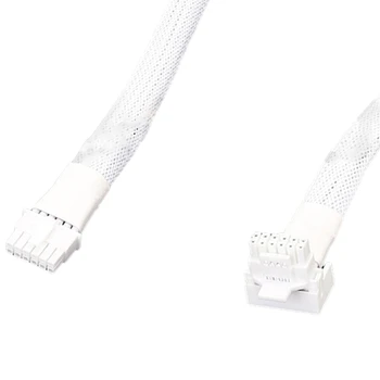 16-контактный разъем PCIE с 16-контактным прямым кабелем с коленной головкой для серий RTX4080 и RTX4090 с гребенчатым Кабелем Обтекаемой формы