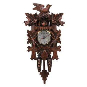 Деревенский декор, Деревянные настенные часы, украшение с Кукушкой, Подвесной продукт, Офис