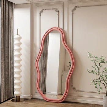 Большое эстетичное зеркало в полный рост в гостиной, Роскошная спальня в скандинавском стиле, Espejo Decorativo Home Decor GXR35XP