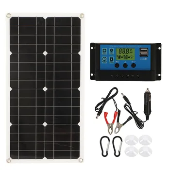 Солнечная панель С низким потреблением, широкая применимость, защита от перезаряда, Солнечная панель IP65, водонепроницаемая адаптивная батарея 12 В 24 В