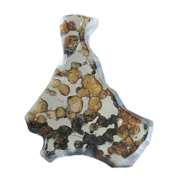 Кусочки оливкового метеорита из сеймчанского паллацита весом 26,7 г, натуральный метеоритный материал, Образцы оливкового метеорита - QA276
