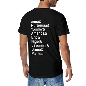 Новая футболка с музыкальными названиями Matilda, футболки оверсайз, мужские футболки с коротким рукавом и рисунком.