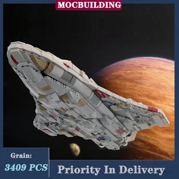 MC80 Модель Star Cruiser Строительный блок в сборе Liberty Type Fighter MOC Коллекционная Игрушка в подарок