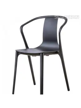 Кресло Belleville / Минималистичный обеденный стул с пластиковой накладкой
