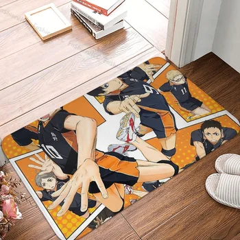 Нескользящий коврик Haikyuu Karasuno для ванной, коврика для спальни, ковра для молитв, фланелевого декора с рисунком