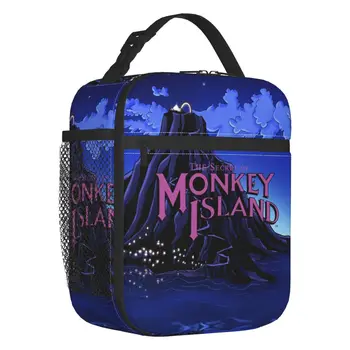 Секрет Острова обезьян Изолированная сумка для ланча для женщин, холодильник для видеоигр, Термосумка для ланча для детей, школьников